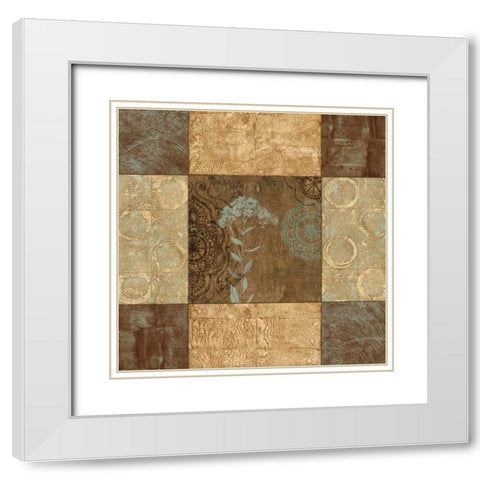 Legacy I White Modern Wood Framed Art Print with Double Matting by Donovan, Chris