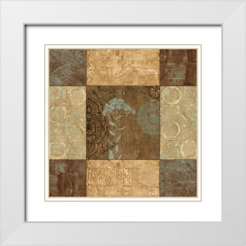 Legacy I White Modern Wood Framed Art Print with Double Matting by Donovan, Chris