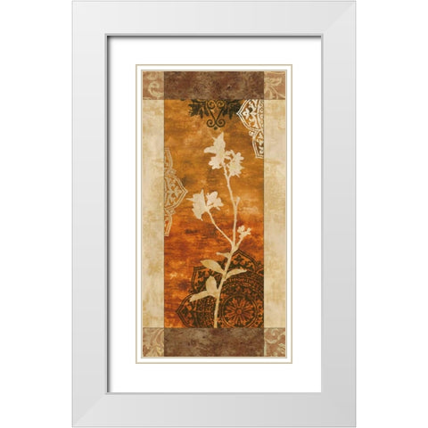 Hermitage II White Modern Wood Framed Art Print with Double Matting by Donovan, Chris