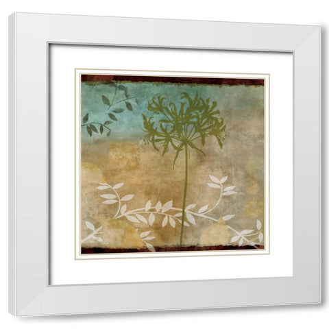 Haven II White Modern Wood Framed Art Print with Double Matting by Donovan, Chris