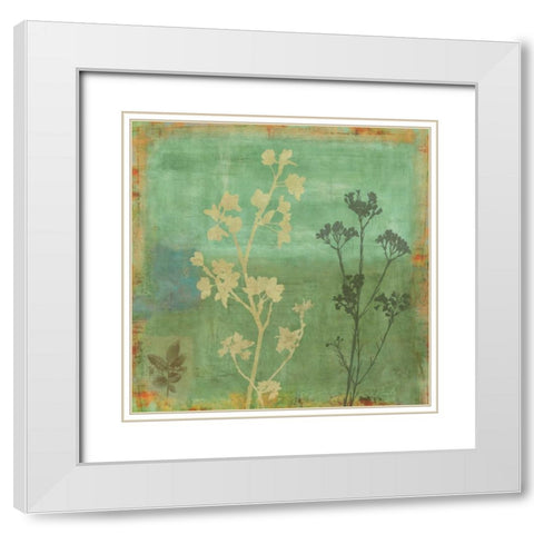 Eco-friendly I White Modern Wood Framed Art Print with Double Matting by Donovan, Chris