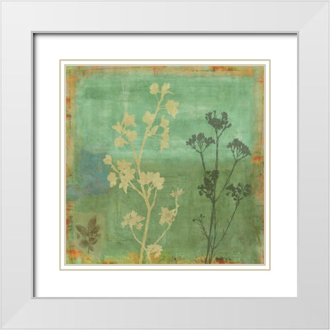 Eco-friendly I White Modern Wood Framed Art Print with Double Matting by Donovan, Chris