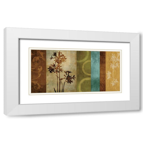 Authentic White Modern Wood Framed Art Print with Double Matting by Donovan, Chris