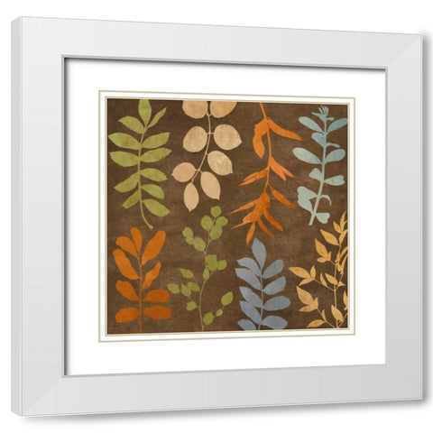 Between Us II White Modern Wood Framed Art Print with Double Matting by Donovan, Chris