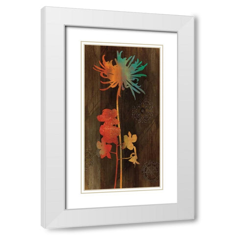 Companions I White Modern Wood Framed Art Print with Double Matting by Donovan, Chris