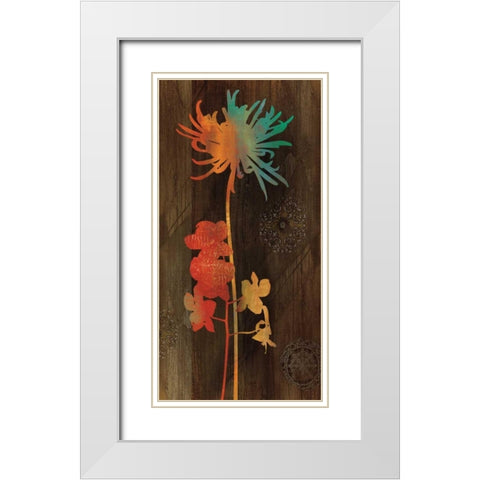 Companions I White Modern Wood Framed Art Print with Double Matting by Donovan, Chris