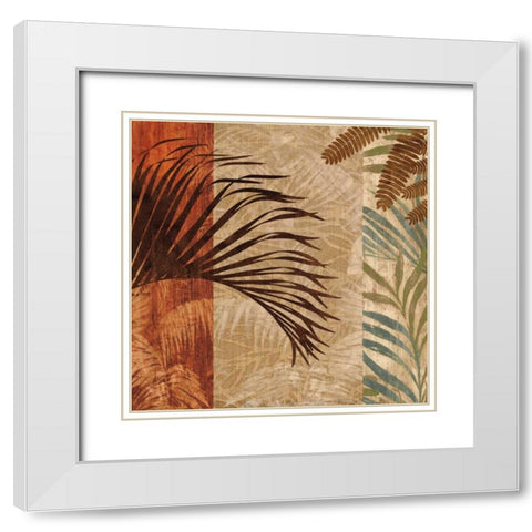 In the Tropics II White Modern Wood Framed Art Print with Double Matting by Donovan, Chris