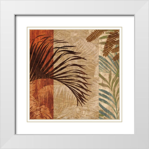 In the Tropics II White Modern Wood Framed Art Print with Double Matting by Donovan, Chris