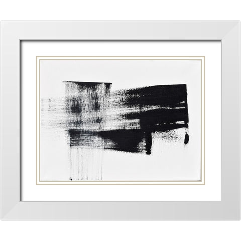 Barely Holding on to Smoke I White Modern Wood Framed Art Print with Double Matting by Klingeler, Christian