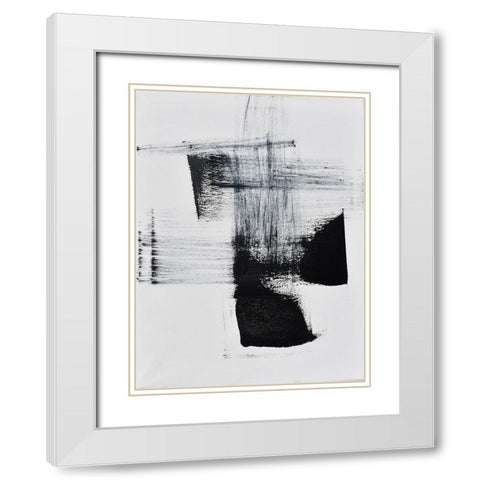 Barely Holding on to Smoke II White Modern Wood Framed Art Print with Double Matting by Klingeler, Christian