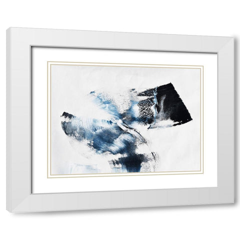 It comes in waves White Modern Wood Framed Art Print with Double Matting by Klingeler, Christian