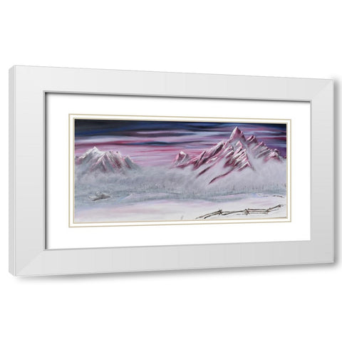 Mount White Modern Wood Framed Art Print with Double Matting by Klingeler, Christian