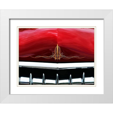 1949 Ford Business Coupe 8 White Modern Wood Framed Art Print with Double Matting by Branson, Clive