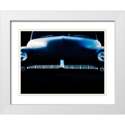 1950 Mercury White Modern Wood Framed Art Print with Double Matting by Branson, Clive