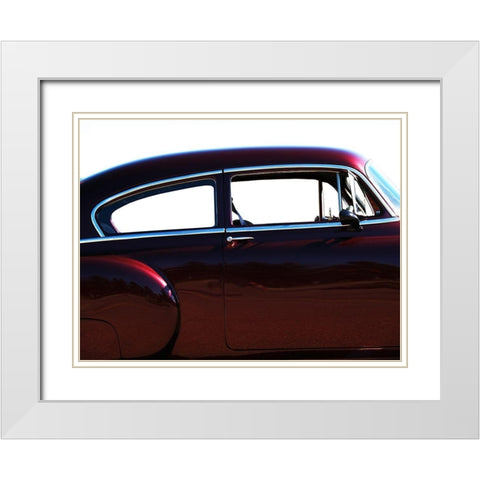 1951 Chevrolet Fleetline 8 White Modern Wood Framed Art Print with Double Matting by Branson, Clive