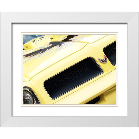 1976 Pontiac Trans Am White Modern Wood Framed Art Print with Double Matting by Branson, Clive