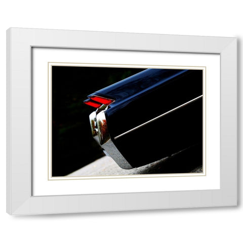 64 Cadillac Coupe de Ville 3 White Modern Wood Framed Art Print with Double Matting by Branson, Clive