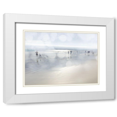 Lowtide White Modern Wood Framed Art Print with Double Matting by Davis, Devon