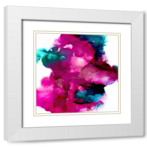 Transform II White Modern Wood Framed Art Print with Double Matting by Hudson, Daniela