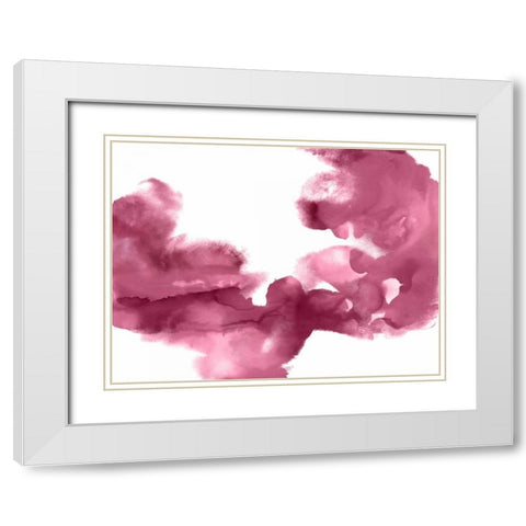 Universal II White Modern Wood Framed Art Print with Double Matting by Hudson, Daniela