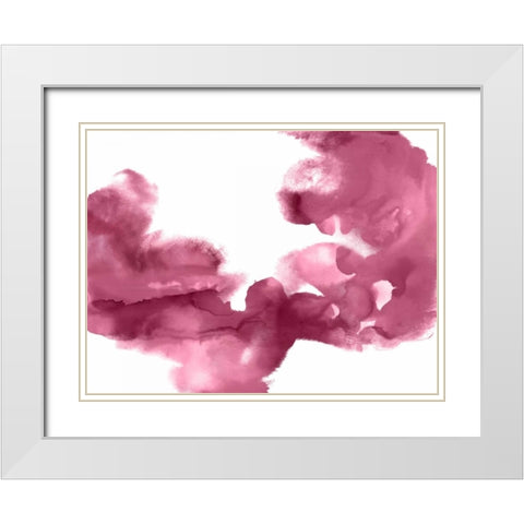 Universal II White Modern Wood Framed Art Print with Double Matting by Hudson, Daniela