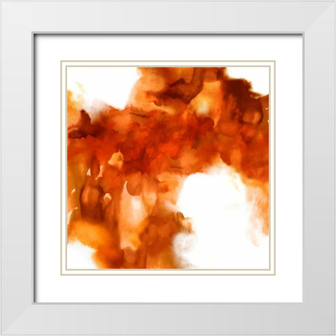 In the Midst II White Modern Wood Framed Art Print with Double Matting by Hudson, Daniela