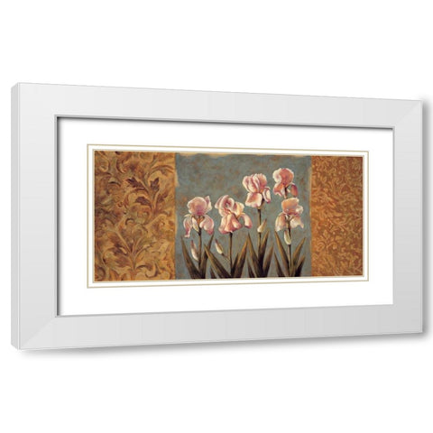 Timeless I White Modern Wood Framed Art Print with Double Matting by Harper, Diane