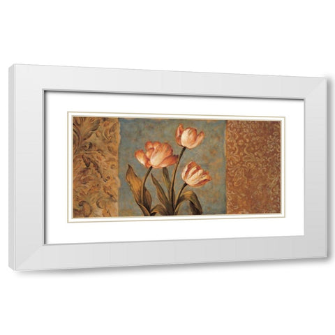 Timeless II White Modern Wood Framed Art Print with Double Matting by Harper, Diane
