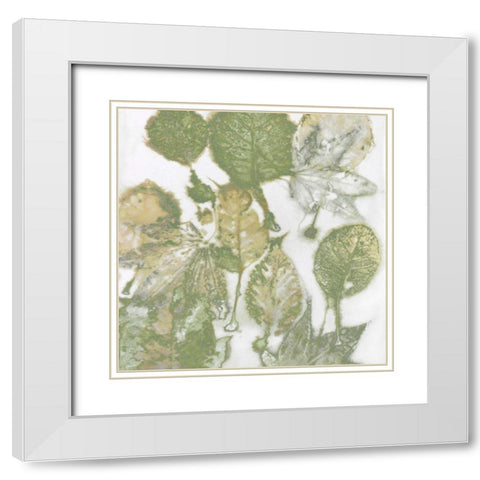Nature I White Modern Wood Framed Art Print with Double Matting by Carson, Danielle
