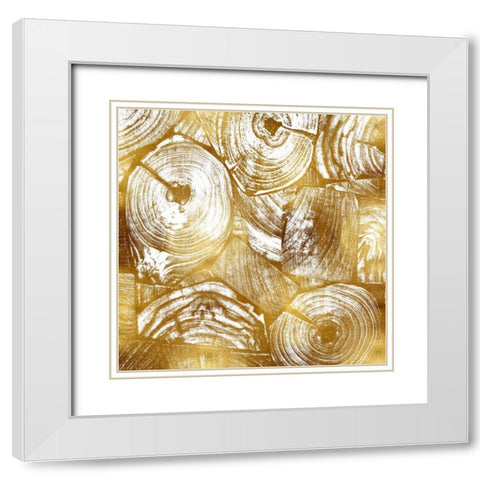 Trunks II White Modern Wood Framed Art Print with Double Matting by Carson, Danielle