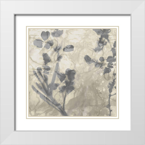 Nature I White Modern Wood Framed Art Print with Double Matting by Carson, Danielle