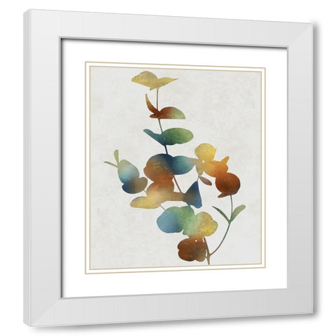 Colorful Nature I White Modern Wood Framed Art Print with Double Matting by Carson, Danielle