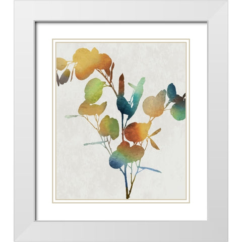 Colorful Nature III White Modern Wood Framed Art Print with Double Matting by Carson, Danielle