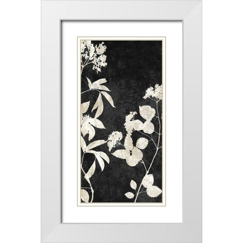 Nature Panel I White Modern Wood Framed Art Print with Double Matting by Carson, Danielle
