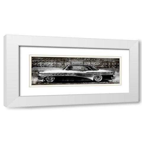 Classic Ride White Modern Wood Framed Art Print with Double Matting by Matthews, Dylan
