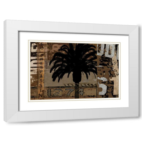 Streetwise White Modern Wood Framed Art Print with Double Matting by Matthews, Dylan