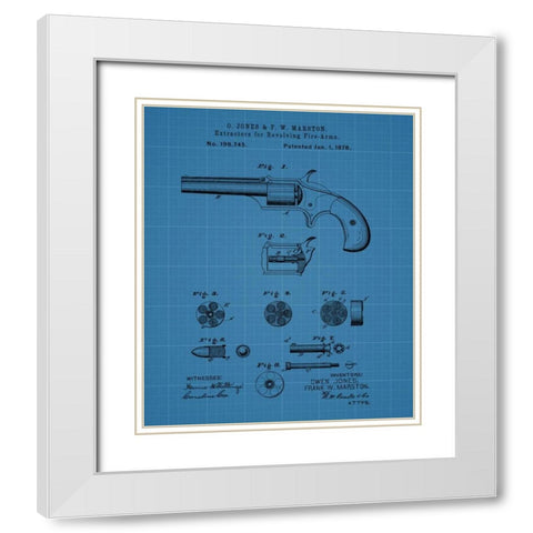 Extractors for Revolving Firea White Modern Wood Framed Art Print with Double Matting by Sproul, Dan