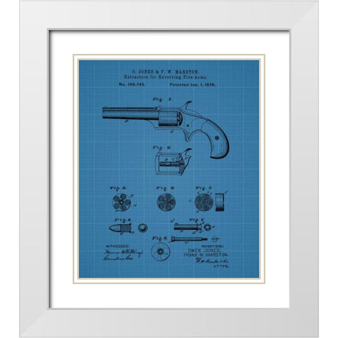 Extractors for Revolving Firea White Modern Wood Framed Art Print with Double Matting by Sproul, Dan