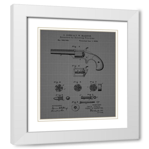 Extractors for Revolving Firea White Modern Wood Framed Art Print with Double Matting by Sproul, Dan