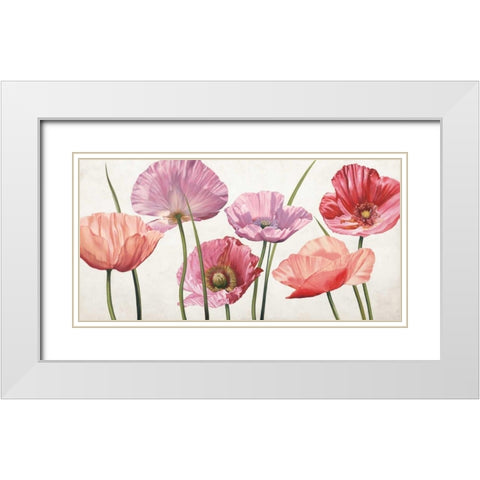 Carezza di luce White Modern Wood Framed Art Print with Double Matting by Barberini, Eva