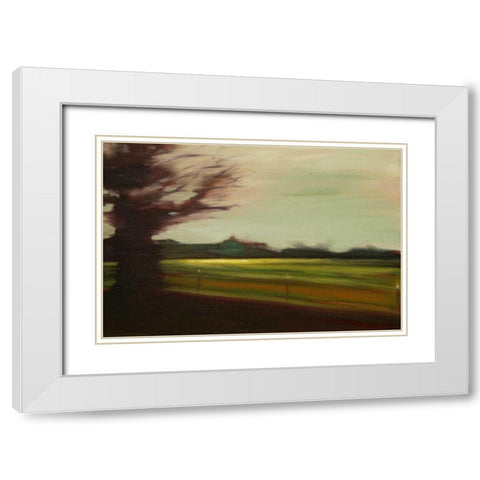 The Countryside V White Modern Wood Framed Art Print with Double Matting by Barbini, Eddie