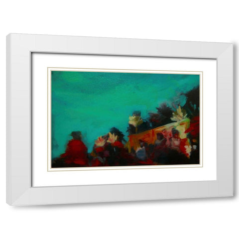 The Grove White Modern Wood Framed Art Print with Double Matting by Barbini, Eddie