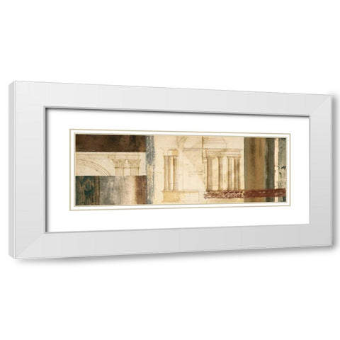 Palladio White Modern Wood Framed Art Print with Double Matting by Locke, Evan J.