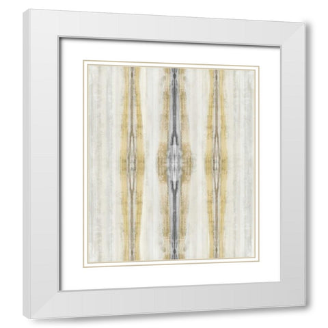 Emminent I White Modern Wood Framed Art Print with Double Matting by Roberts, Ellie