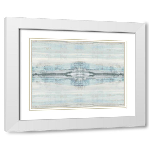 Symmetry II White Modern Wood Framed Art Print with Double Matting by Roberts, Ellie