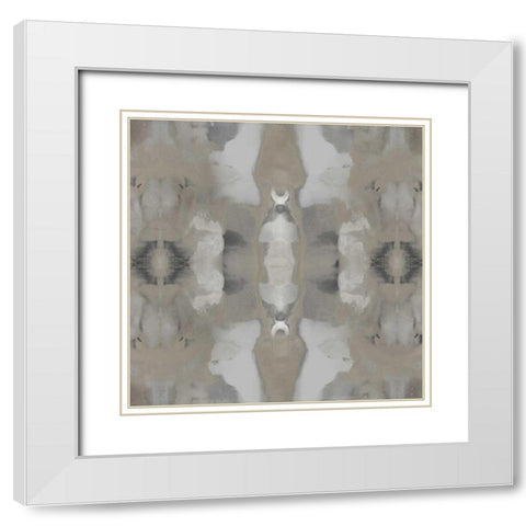 Paramount II White Modern Wood Framed Art Print with Double Matting by Roberts, Ellie