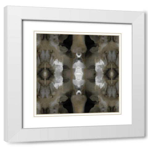 Paramount VI White Modern Wood Framed Art Print with Double Matting by Roberts, Ellie