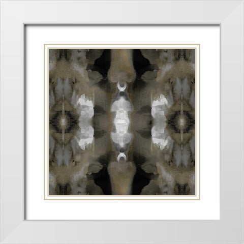 Paramount VI White Modern Wood Framed Art Print with Double Matting by Roberts, Ellie
