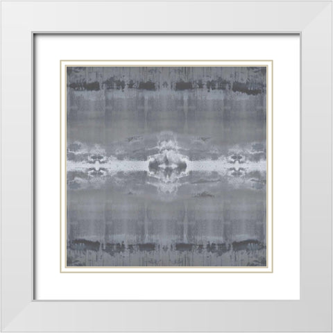 Transcendent II White Modern Wood Framed Art Print with Double Matting by Roberts, Ellie