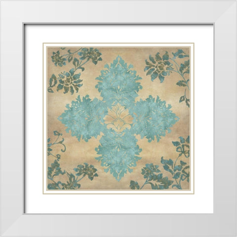 Wondrous II White Modern Wood Framed Art Print with Double Matting by Roberts, Ellie